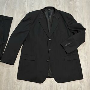 🔥BUNDLESALE Mens 50L Ferretti UOMO merino wool 2 piece 3 button suit pants  46L